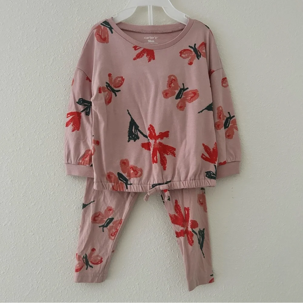 Carter's Pink and Red Butterfly Set - Picture 10 of 10